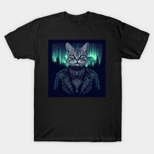 Silver Bengal Cat T-Shirt